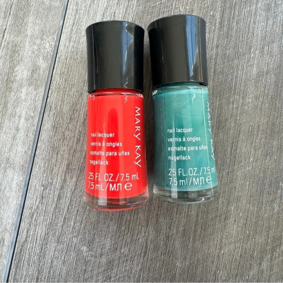 MARY KAY Tropical Mandarin NAIL LACQUER and Lagoon  • NEW - Picture 5 of 5